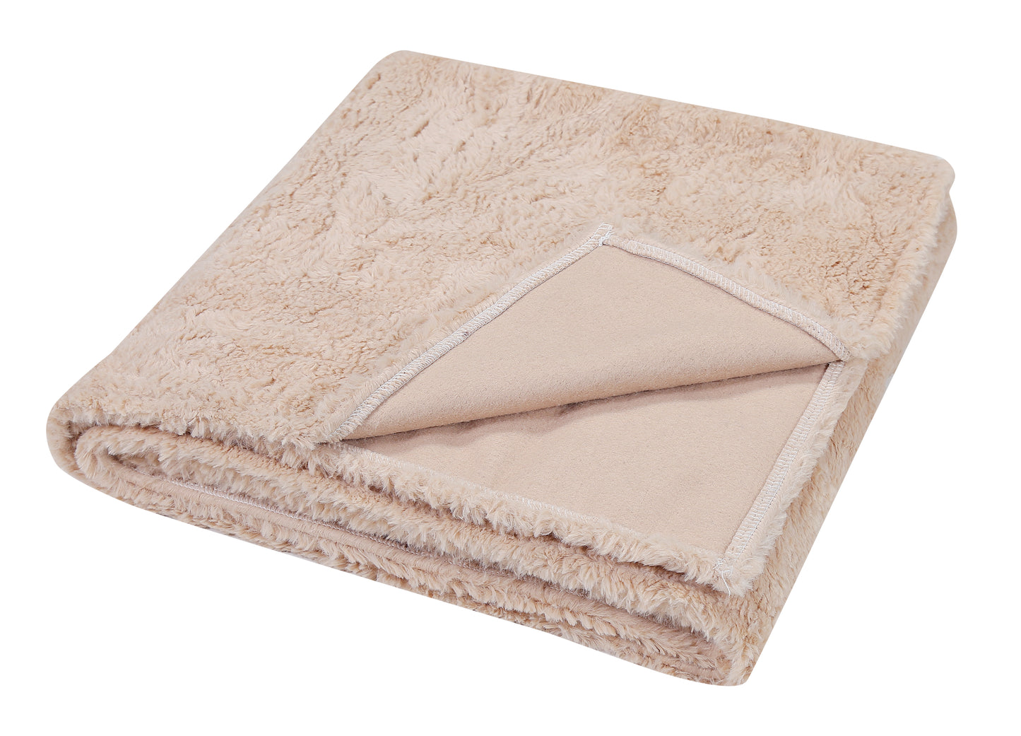 FABRIGAANZA Premium Faux Fur Rabbit Sofa Seat Cover with Heavy Antiskid Backing