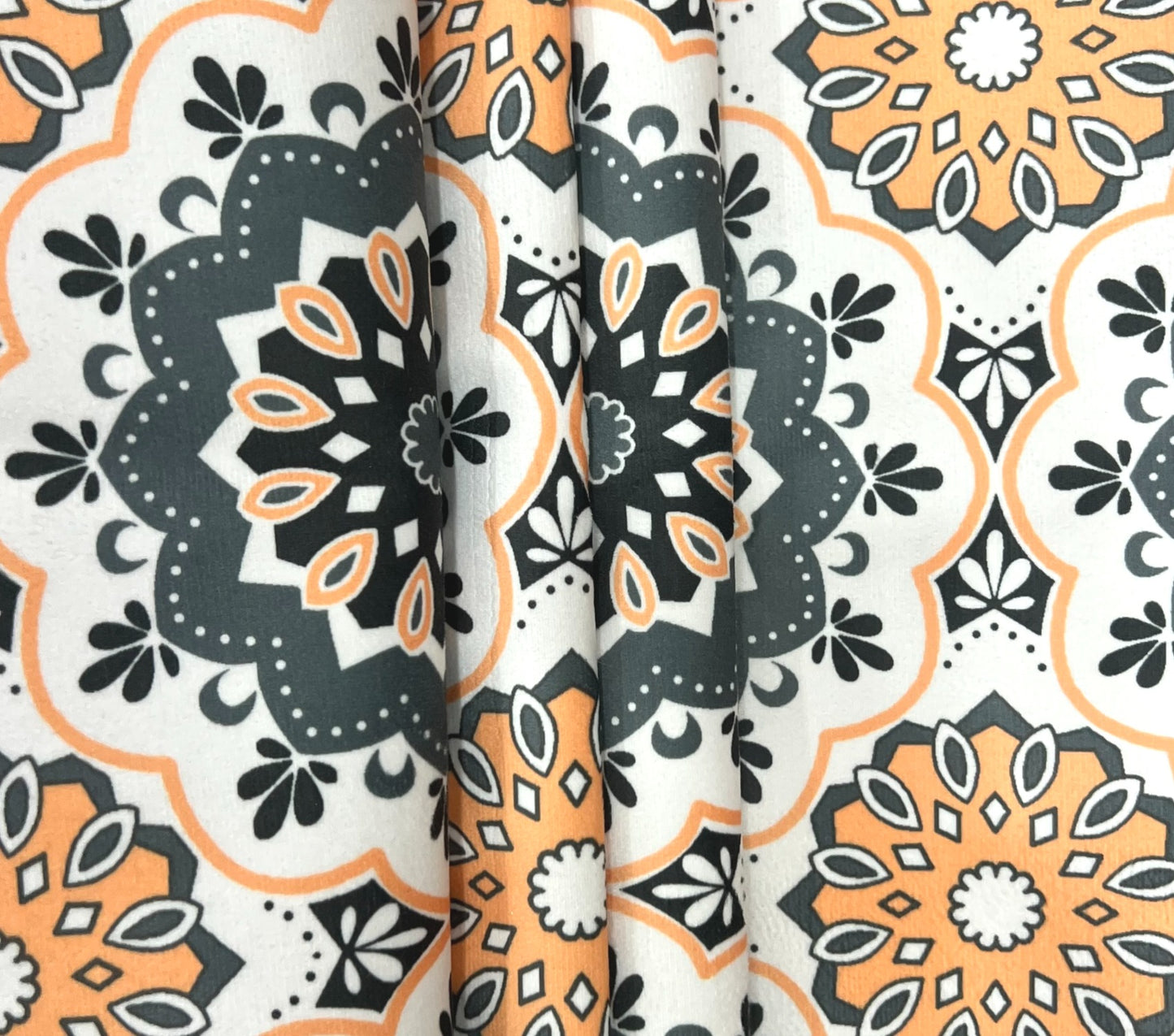 FABRIGAANZA Printed Sofa seat Cover with Heavy Antiskid Backing Sofa seat Runner - Multicolor Damask