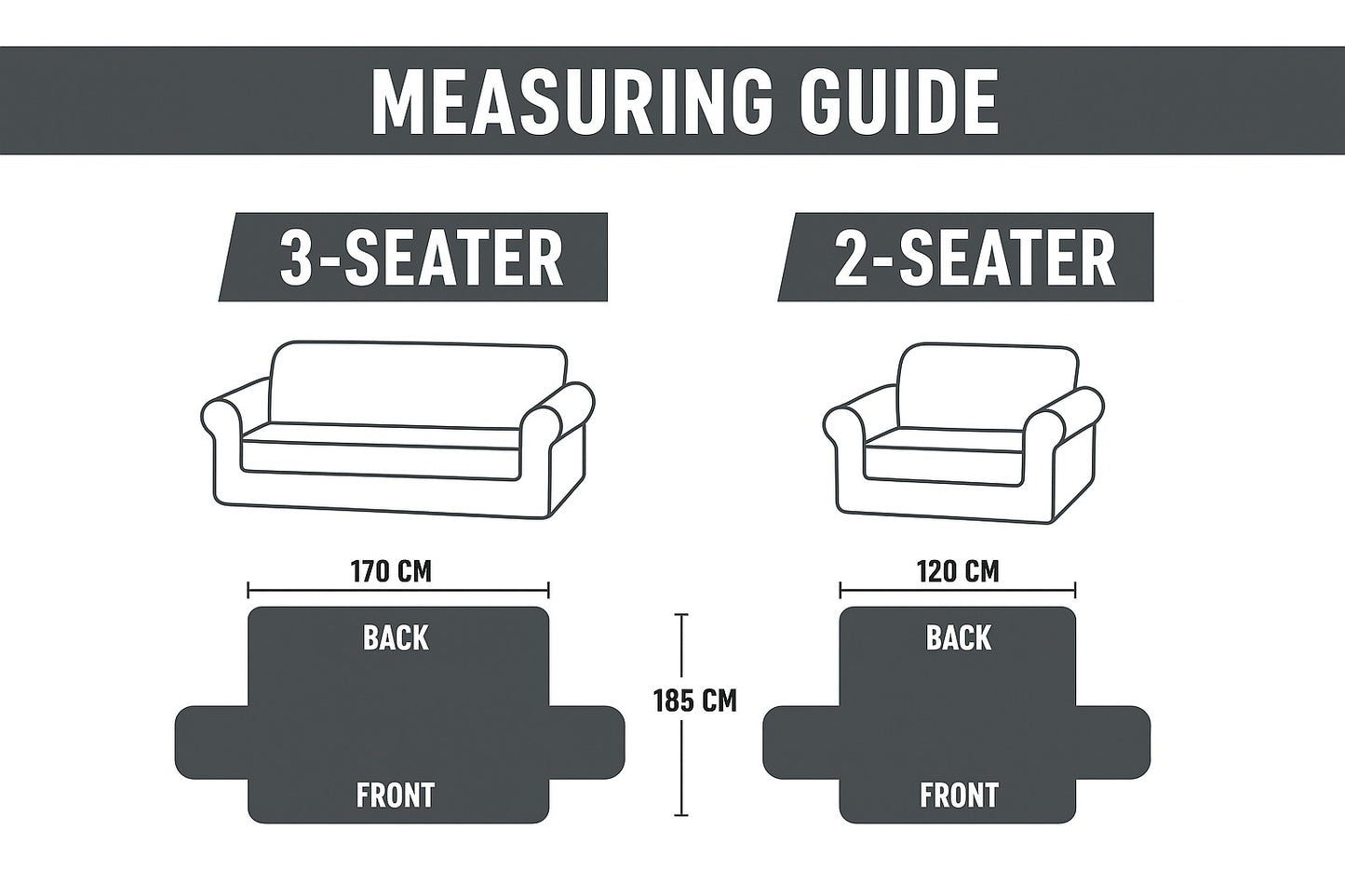 FABRIGAANZA Quilted Sofa Cover | Premium Armchair Protector with Anti-Slip Backing and Side Pockets, Soft & Washable Fabric | Ideal for Homes with Pets, Kids, Daily Use - Solid Brown