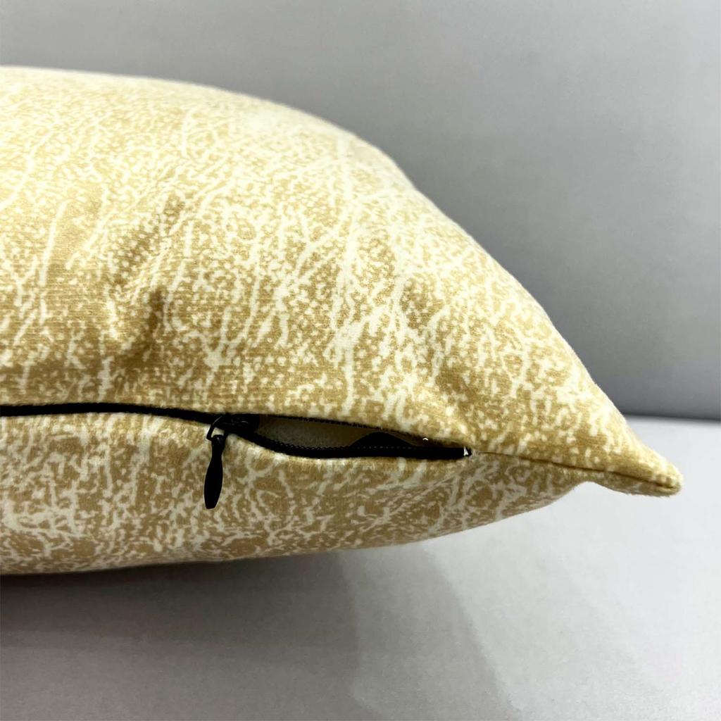 FABRIGAANZA Premium Velvet Hand Stitched Decorative Square Cushion Cover Set of 5 Throw Pillow Covers