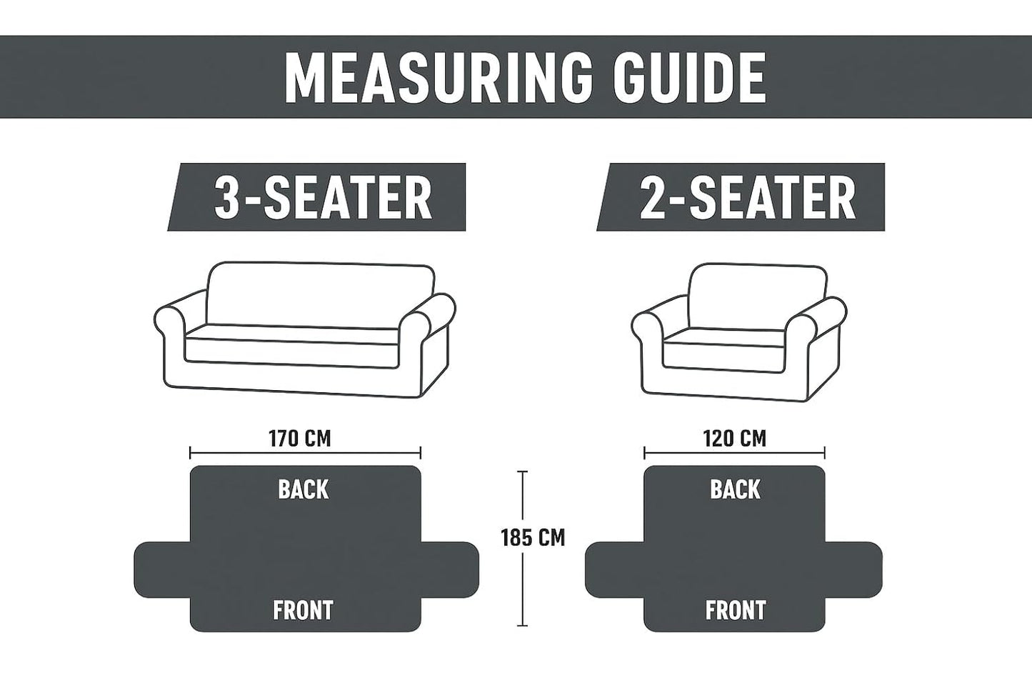 FABRIGAANZA Quilted Sofa Cover | Premium Armchair Protector with Anti-Slip Backing and Side Pockets, Soft & Washable Fabric | Ideal for Homes with Pets, Kids, Daily Use - Multicolor Blue