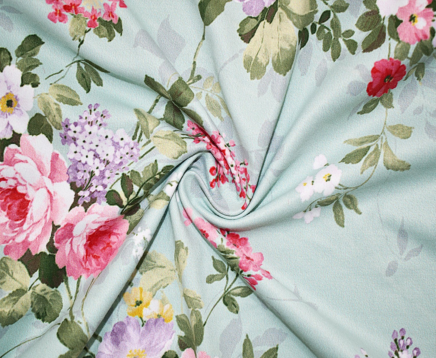 FABRIGAANZA Dining Chair Seat Cover  Easily Washable Stretchable and Comfortable for Dining Room Universal Size - Green Floral